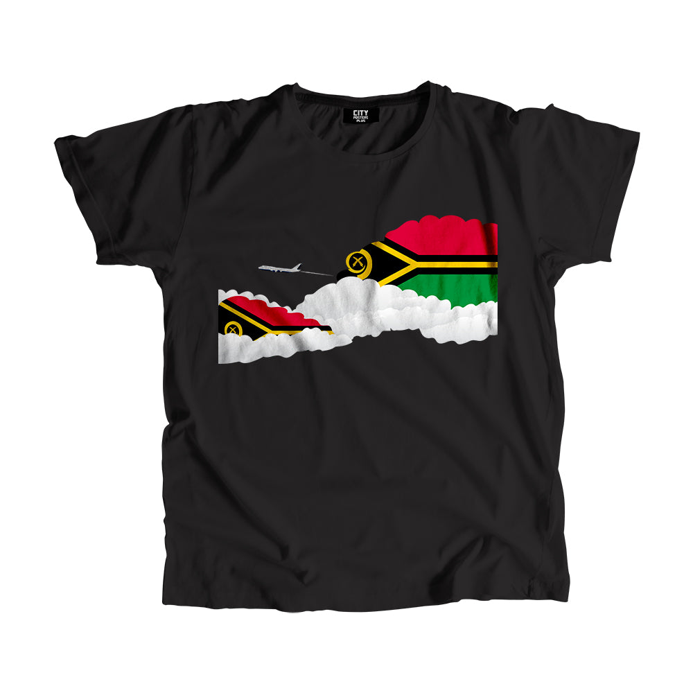 Vanuatu Flags Day Clouds Unisex T-Shirt