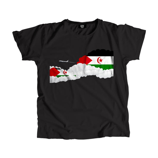 Western Sahara Flags Day Clouds Unisex T-Shirt