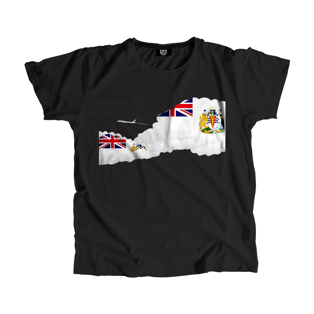 British Antarctic Territory Flags Day Clouds Unisex T-Shirt